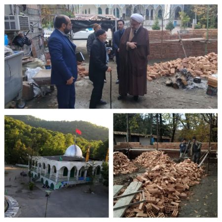بازدید مدیر کل اوقاف استان از اجرای طرح جامع امامزاده طیب علیه السلام گرگان