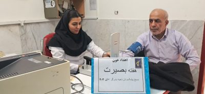 اهدای خون بیش از ۳۰ شهروند بندرگزی در پویش «چتر سرخ زندگی»
