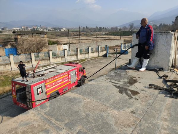 پایان عملیات شستشوی مخازن اصلی ذخیره آب شرب علی‌آباد کتول