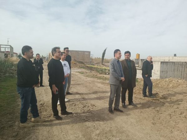 بازدید سرپرست نظارت فنی از آخرین وضعیت اجرای فاضلاب گرگان و آزادشهر