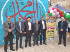 برپایی موکب جشن نیمه شعبان توسط اداره گاز شهرستان آزادشهر