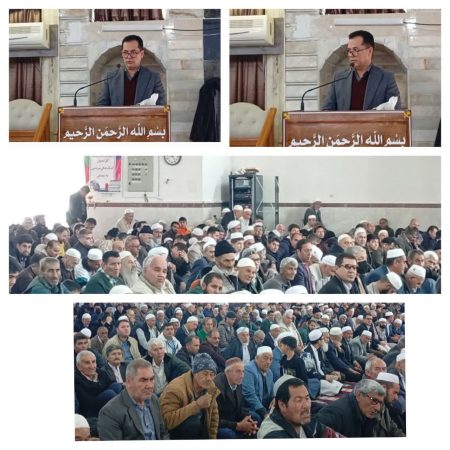 گزارش عملکرد بهداشت کلاله در مصلای جمعه اهل سنت؛ تأکید بر توسعه خدمات درمانی پس از انقلاب