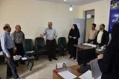 بازدید فرماندار شهرستان علی‌آباد کتول از ستاد انتخاباتی بخش مرکزی