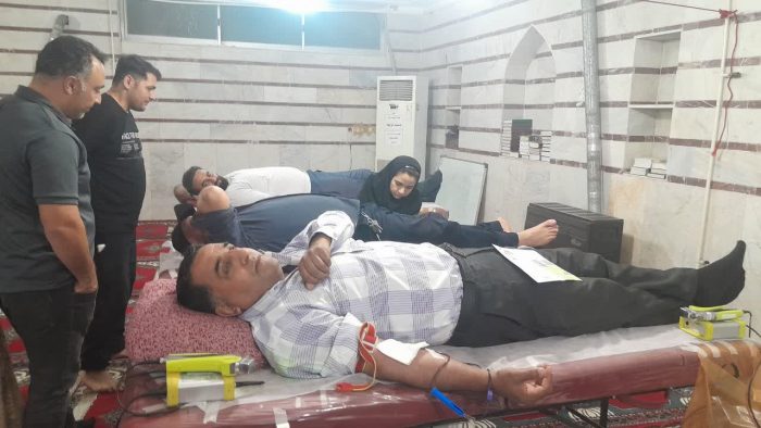 پویش «ایران همدل» در گرگان؛ تیم سیار انتقال خون در مسجد کوی اوزینه مستقر شد