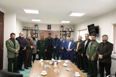 دیدار شهردار و اعضای شورای اسلامی شهر با فرمانده جدید سپاه گرگان