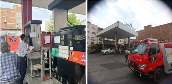 پایش ایمنی جایگاه های سوخت توسط کارشناسان آتش نشانی گرگان