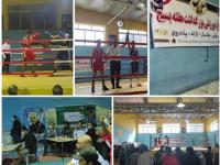 مسابقات بوکس قهرمانی استان گلستان گرامیداشت هفته بسیج