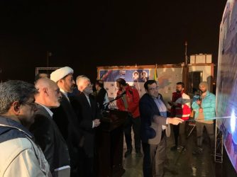 افتتاح فاز اول طرح لایروبی قرارگاه جهادی شهید لولایی با حضور استاندار در شهر نوکنده برگزار شد