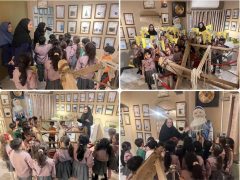 بازدید کودکان مهد کودک مهر گل از موزه آب شرکت آب منطقه ای استان
