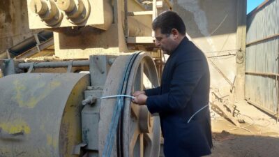 پلمب یک واحد تولیدی مصالح ساختمانی در شرق استان گلستان