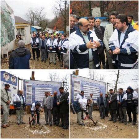 آئین افتتاح و آغاز عملیات اجرایی ۷ مولفه از سد نرماب انجام شد