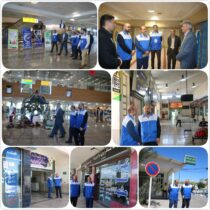 بازدید معاون مرکز ملی تایید صلاحیت ایران از فرودگاه  شهدا و پایانه مسافر بری شهرستان گرگان