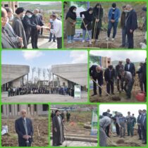 به مناسبت روز درختکاری؛ پویش درختکاری و کاشت نهال در دانشگاه علوم کشاورزی و منابع طبیعی گرگان انجام شد