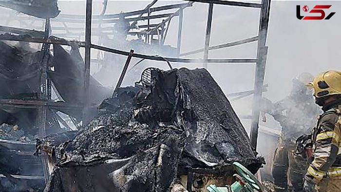 اطفاء حریق پشت بام منزل مسکونی در گرگانجدید