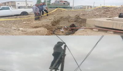 بازسازی شبکه مخابرات در دو منطقه شهرستان آق قلا