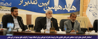 استاندار گلستان : مشخص شدن نقش تعاونی ها در توسعه صادرات غیرنفتی برای استفاده بهینه از ظرفیت های موجود در این بخش
