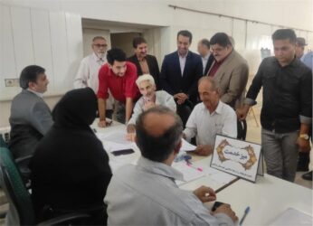 استقبال اهالی بندرترکمن از میزخدمت فرهنگ و ارشاد اسلامی گلستان