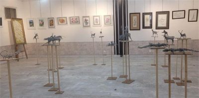 اکسپوی هنرمندان تجسمی در نگارخانه مینوک شهرستان کردکوی