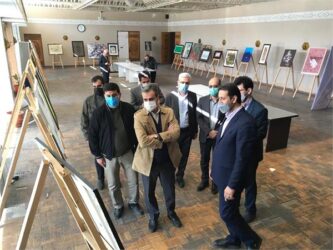 بازدید «جواد جمیری» از نمایشگاه «نسیم فجر در قرآن»