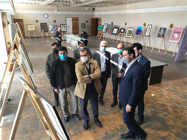 بازدید «جواد جمیری» از نمایشگاه «نسیم فجر در قرآن»
