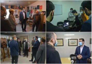 بازدید «محمد رعیت» از سرای انجمن های هنری گلستان