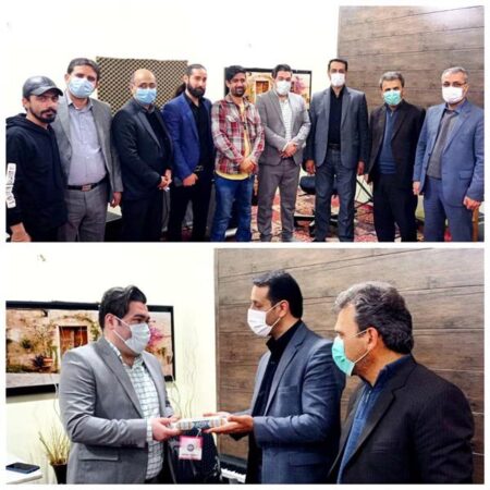 بازدید «محمد رعیت» و هیئت همراه از «موسسه هنری آوای سفیر پارسیان» در شهرستان مینودشت