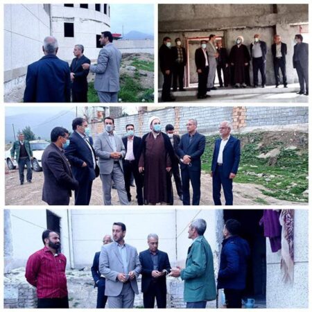 بازدید مدیر کل فرهنگ و ارشاد اسلامی گلستان از پروژه در حال ساخت مجتمع فرهنگی هنری خان ببین