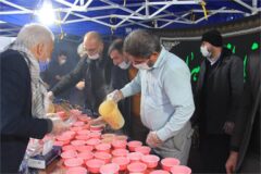 برپایی ایستگاه صلواتی در موکب حضرت فاطمه زهرا (س) کمیته امداد