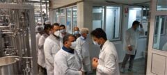 تجلیل از مدیرعامل گروه صنعتی صباح آزادشهر استان گلستان