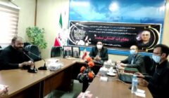 مراسم یادبود رییس فقید روابط عمومی مخابرات منطفه گلستان