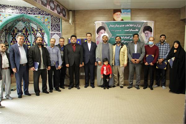 تقدیر از کارکنان حراست ونگهبانی فرهنگ و ارشاد اسلامی گلستان