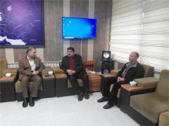 جواد قربانی به دیدار مدیرکل راه آهن شمال شرق ۲ و همکارانش رفت