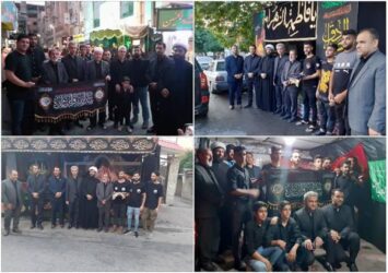 حضور جمعی از مسئولان گلستانی در مجالس و محافل عزاداری سیدالشهدا(ع) و یاران باوفایش