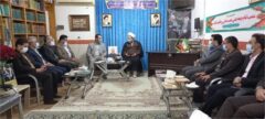دیدار «محمد رعیت» با امام جمعه، شهردار و اعضای شورای اسلامی شهر خان ببین
