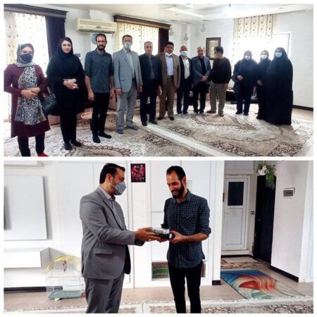 دیدار مدیرکل فرهنگ و ارشاد اسلامی گلستان با هنرمند موسیقی در رامیان