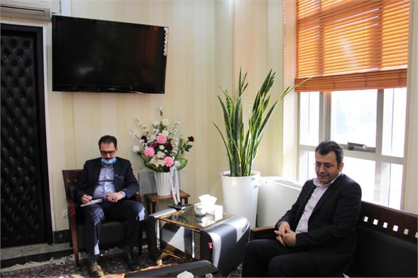 دیدار مدیرکل کمیته امداد استان با رئیس امور شعب بانک ملی استان گلستان