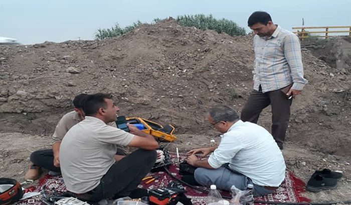 فیبرکشی مخابرات در مسیر روستای بدراق نوری شهرستان علی آباد کتول