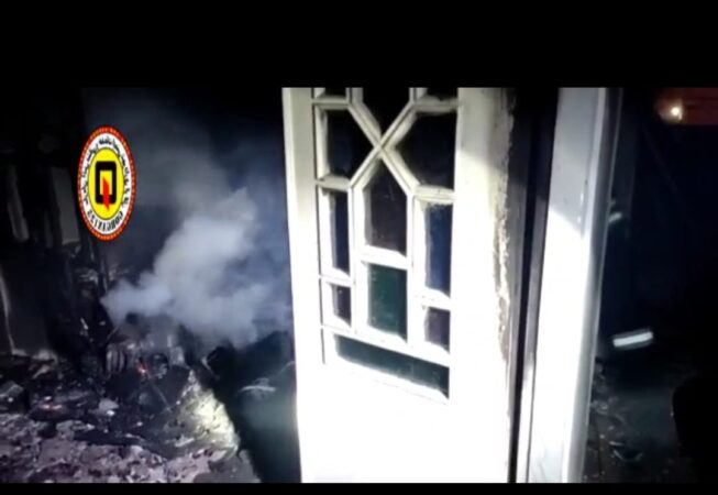 آتش سوزی منزل مسکونی در طهماسبی بیست و ششم اطفاء گردید