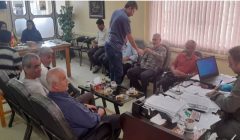 جلسه بررسی وصول مطالبات در مخابرات شهرستان کردکوی