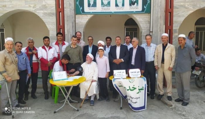 برپایی میزخدمت مخابرات در نماز جمعه شهرستان آق قلا