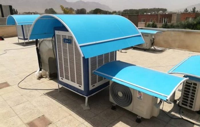نصب سایبان بر روی کولرهای آبی و گازی تا ۲۰ درصد بازدهی سیستم سرمایشی را افزایش می دهد