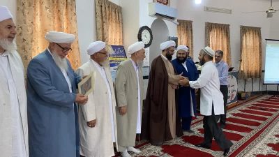 رابطین فعال حوزه های علیمه اهل سنت غرب گلستان تجلیل شدند