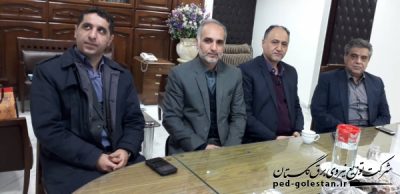 دیدار مدیرعامل شرکت توزیع نیروی برق گلستان با معاون منابع انسانی شرکت توانیر