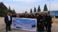 حضور بانوان مخابرات منطقه گلستان در گردهمایی بانوان شاغل در تور تفریحی گردشگری