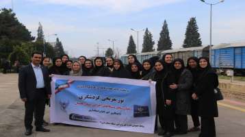 حضور بانوان مخابرات منطقه گلستان در گردهمایی بانوان شاغل در تور تفریحی گردشگری