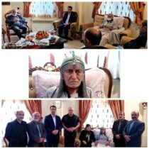 عیادت از «نورمحمد اسکندری»پیشکسوت تعزیه ی گلستان