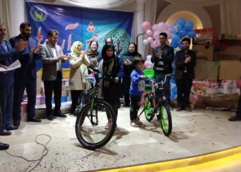 برگزاری مراسم جشن آرزوهای ایتام و محسنین شهر گرگان با حضور نماینده شرکت آب منطقه ای