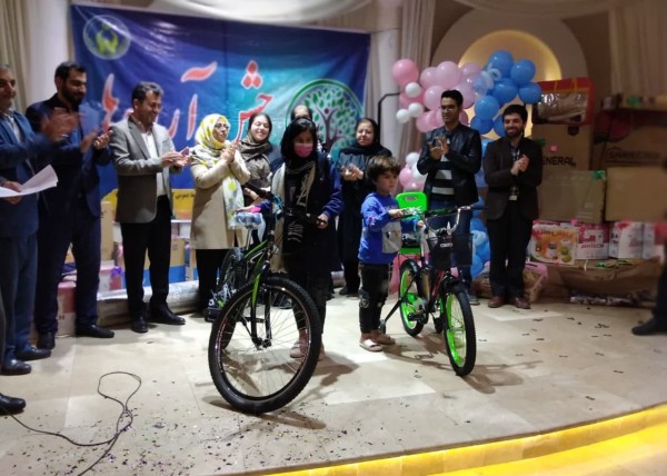 برگزاری مراسم جشن آرزوهای ایتام و محسنین شهر گرگان با حضور نماینده شرکت آب منطقه ای