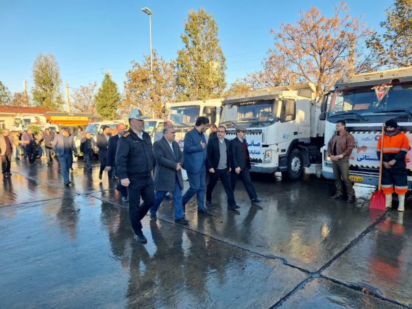 آغاز مانور عملیات زمستانی شهرداری گرگان