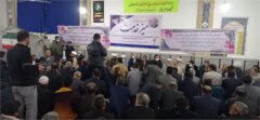 محمد رعیت با کاروان خدمت در شهر انبارالوم بخش وشمگیر شهرستان آق قلا همراه شد